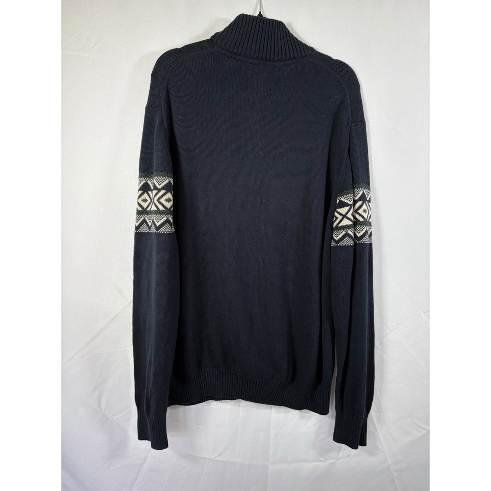 Original weatherproof vintage holiday sweater size 2xl 1/4 zip - Picture 3 of 9